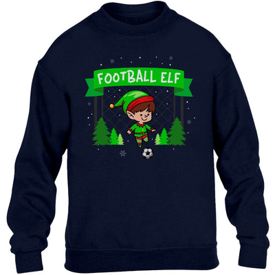 Ugly Christmas Football Elf Weihnachten Fussball WM Kinder Pullover Sweatshirt
