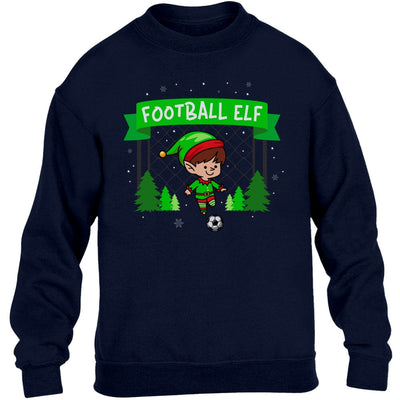 Ugly Christmas Football Elf Weihnachten Fussball WM Kinder Pullover Sweatshirt