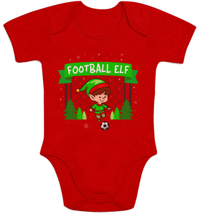 Ugly Christmas Football Elf Weihnachten Fussball Baby Body Kurzarm-Body