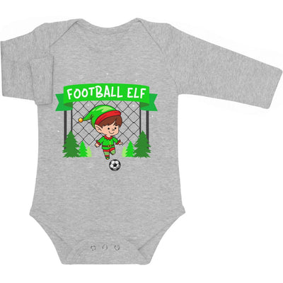 Ugly Christmas Football Elf Weihnachten Fussball Baby Langarm Body