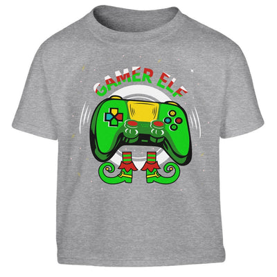 Gamer Elf Weihnachts Kinder Controller Kinder Jungen T-Shirt