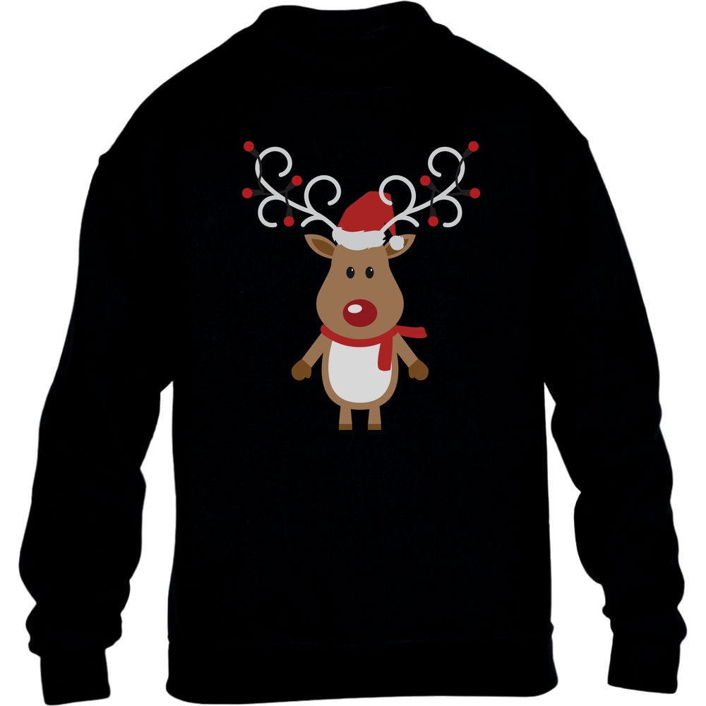Süßes Baby Christmas Rentier Weihnachtspullover Kinder Pullover Sweatshirt