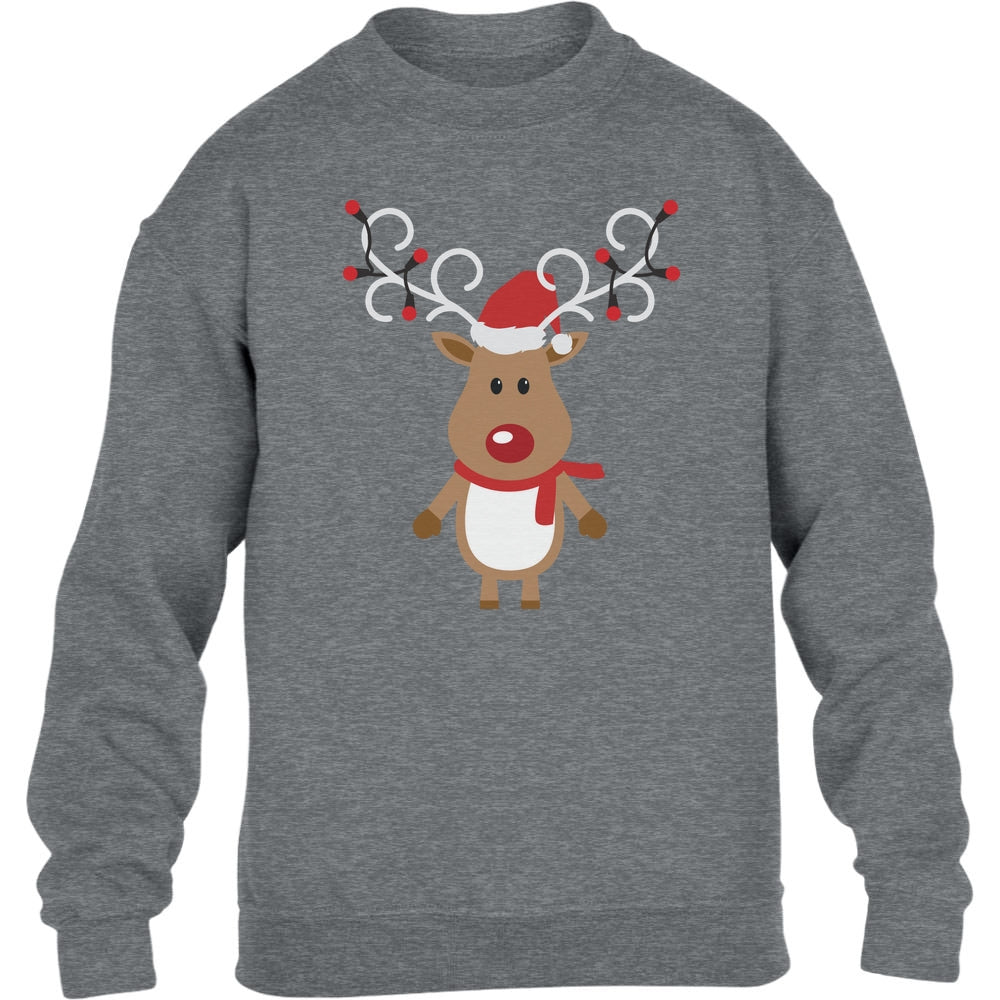 Süßes Baby Christmas Rentier Weihnachtspullover Kinder Pullover Sweatshirt