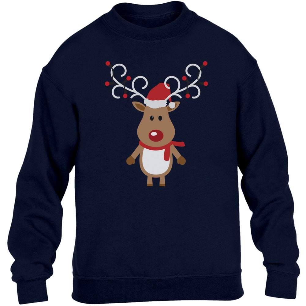 Süßes Baby Christmas Rentier Weihnachtspullover Kinder Pullover Sweatshirt