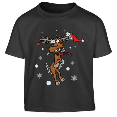 Freezing Rudolf Rentier Reindeer Weihnachtsshirt Christmas Kinder Jungen T-Shirt