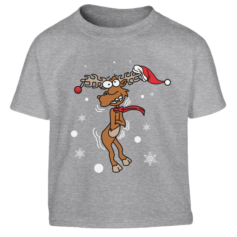 Freezing Rudolf Rentier Reindeer Weihnachtsshirt Christmas Kinder Jungen T-Shirt
