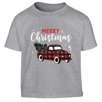 Merry Christmas Weihnachtsoutfit Weihnachtstruck Kinder Jungen T-Shirt