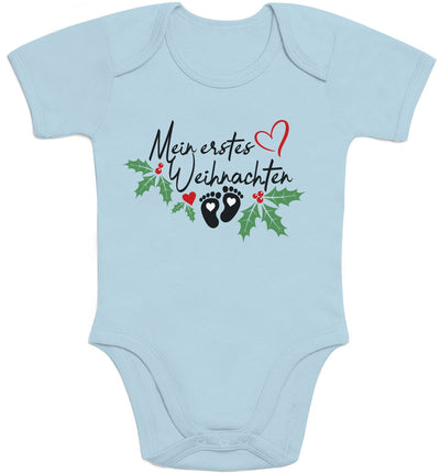 Mein erstes Weihnachten Weihnachtsmotiv Baby Body Kurzarm-Body