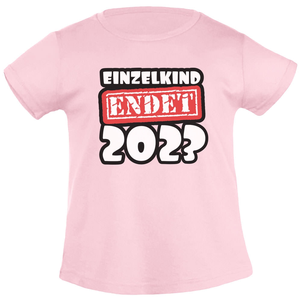 Einzelkind endet 2023 Geschwister Geschenk Große Schwester Mädchen T-Shirt