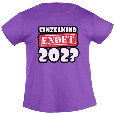 Einzelkind endet 2023 Geschwister Geschenk Große Schwester Mädchen T-Shirt