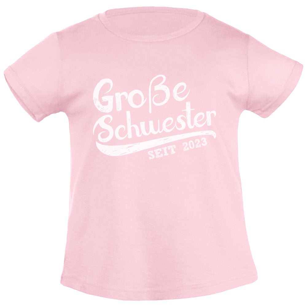 Geschenk Große Schwester seit 2023 Große Schwester Mädchen T-Shirt