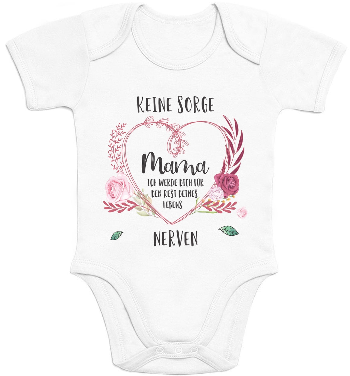 Witzige Body mit Spruch Keine Sorge Mama Geschenke Baby Body Kurzarm-Body