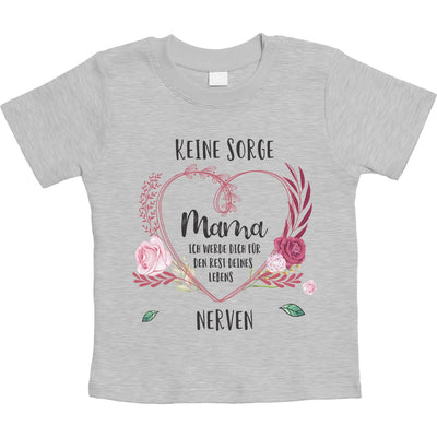 Witzige Body mit Spruch Keine Sorge Mama Geschenke Unisex Baby T-Shirt Gr. 66-93