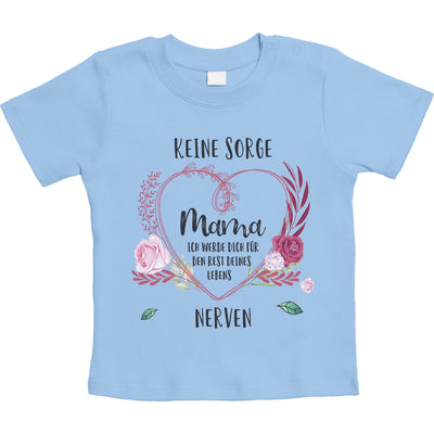 Witzige Body mit Spruch Keine Sorge Mama Geschenke Unisex Baby T-Shirt Gr. 66-93