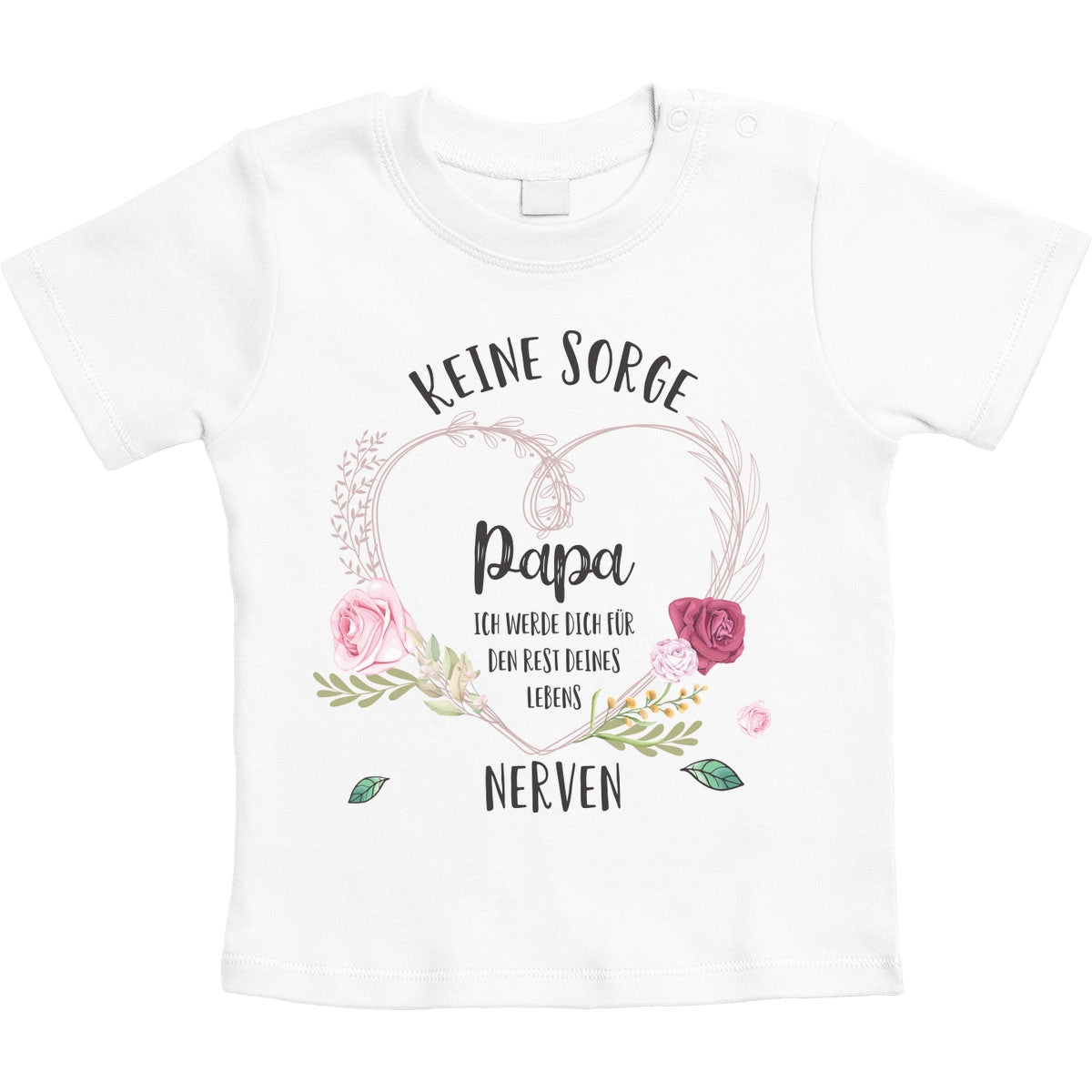 Witzige Body mit Spruch Keine Sorge Papa Geschenke Unisex Baby T-Shirt Gr. 66-93