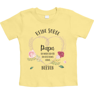 Witzige Body mit Spruch Keine Sorge Papa Geschenke Unisex Baby T-Shirt Gr. 66-93