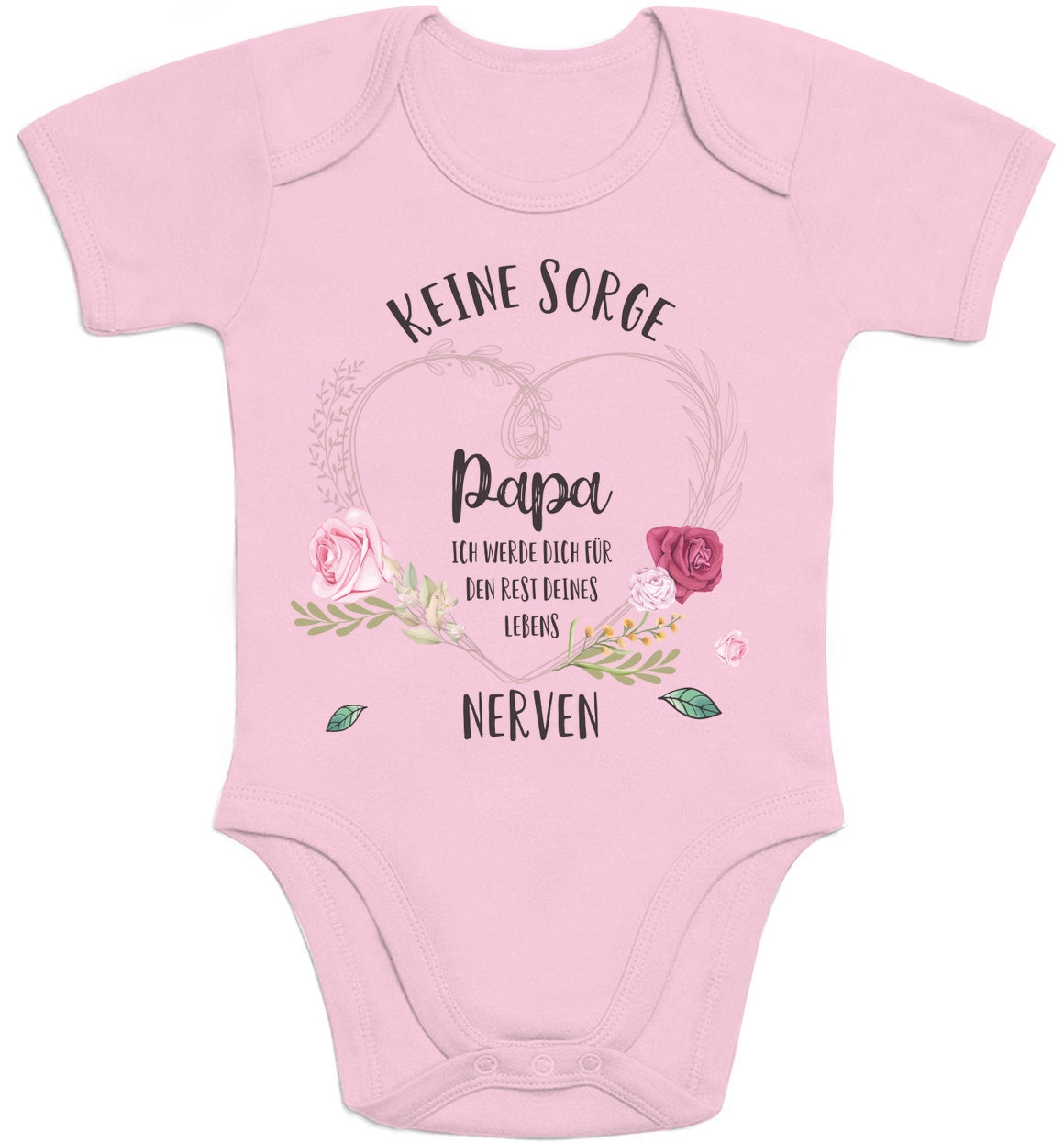 Witzige Body mit Spruch Keine Sorge Papa Geschenke Baby Body Kurzarm-Body