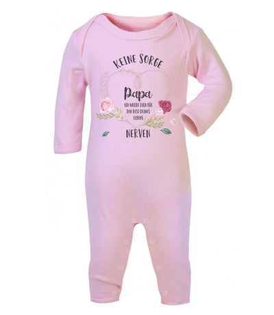 Witzige Body mit Spruch Keine Sorge Papa Geschenke Baby Strampler Strampelanzug