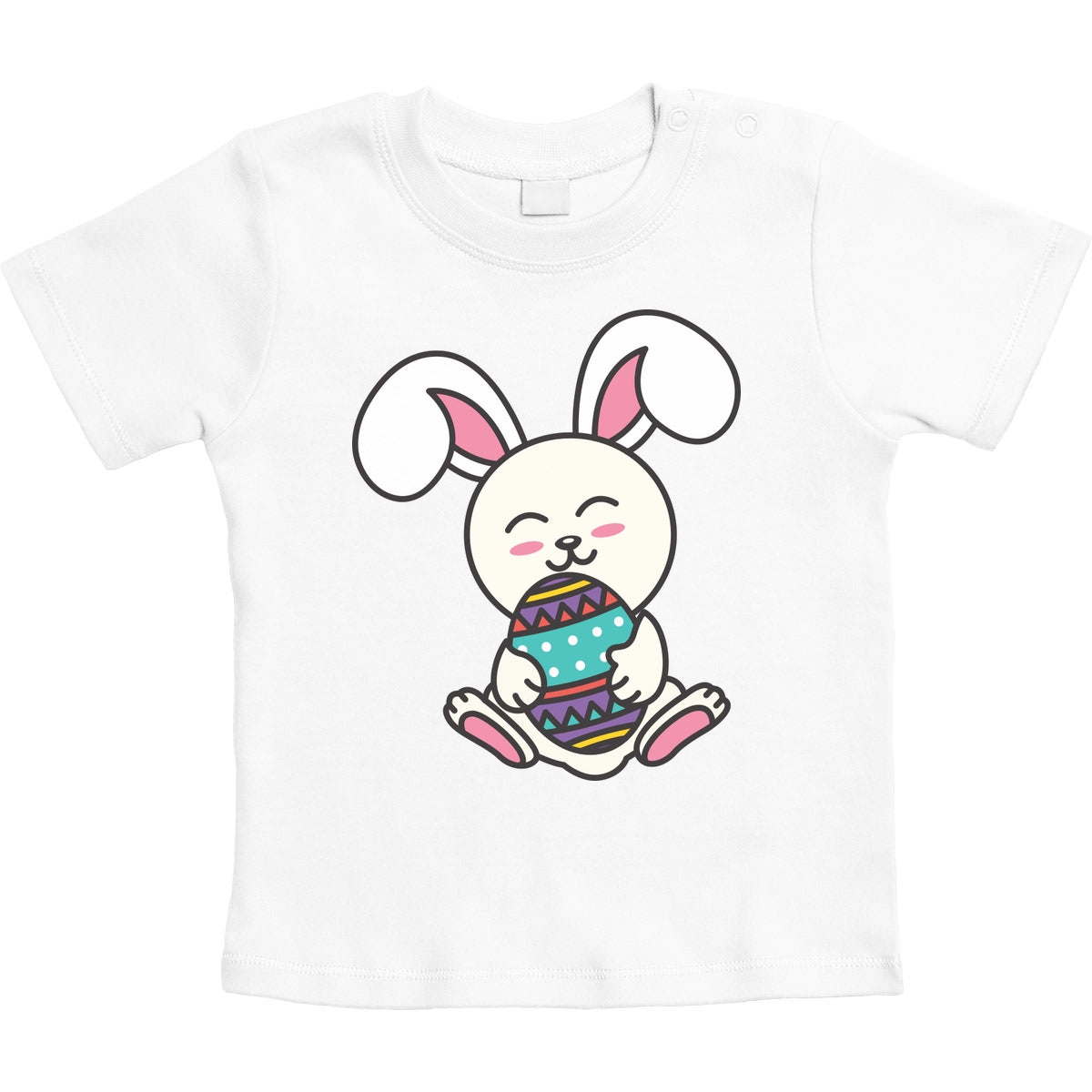 Ostergeschenke Hase mit Osterei Osterhasen Unisex Baby T-Shirt Gr. 66-93