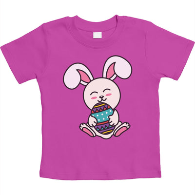 Ostergeschenke Hase mit Osterei Osterhasen Unisex Baby T-Shirt Gr. 66-93
