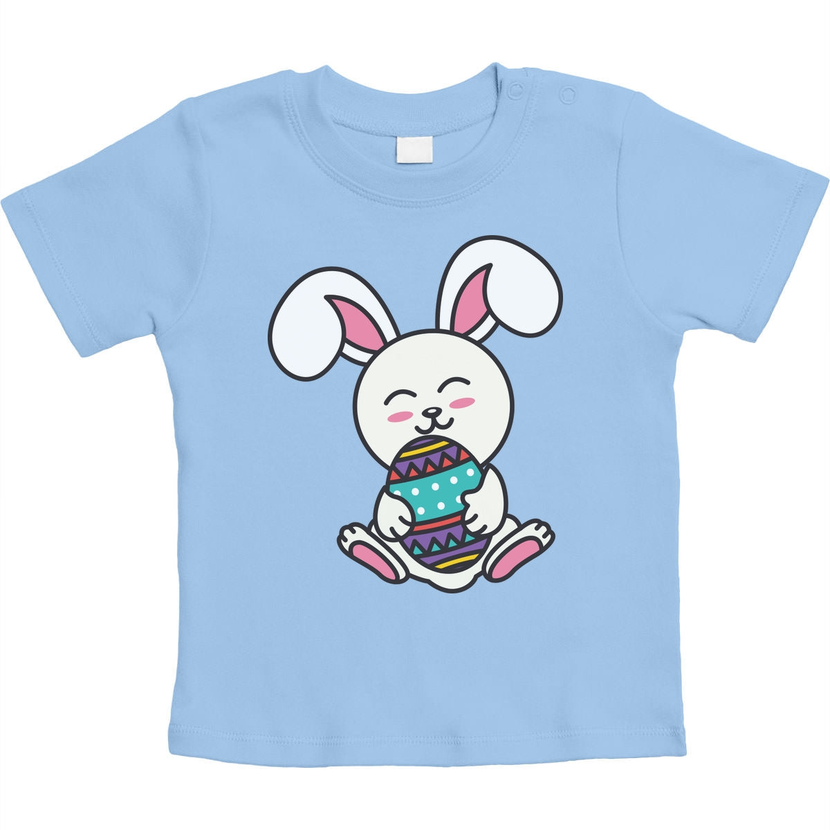 Ostergeschenke Hase mit Osterei Osterhasen Unisex Baby T-Shirt Gr. 66-93