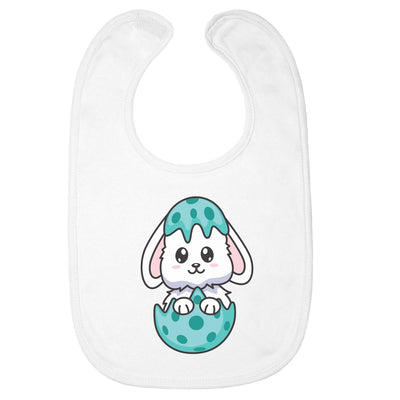 Schlüpfender Hase Im Buntem Ei Osterhasen Baby Lätzchen