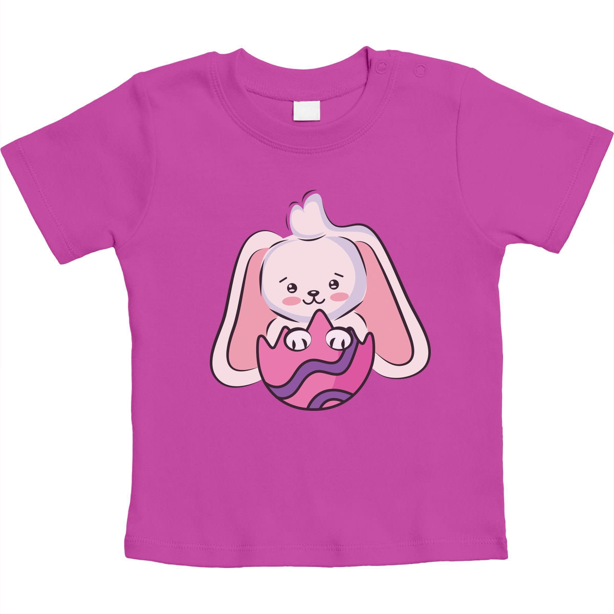 Süßer Osterhase Im Buntem Ei Osterhasen Unisex Baby T-Shirt Gr. 66-93