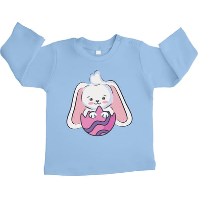 Süßer Osterhase Im Buntem Ei Osterhasen Unisex Baby Langarmshirt Gr. 66-93
