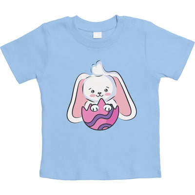 Süßer Osterhase Im Buntem Ei Osterhasen Unisex Baby T-Shirt Gr. 66-93