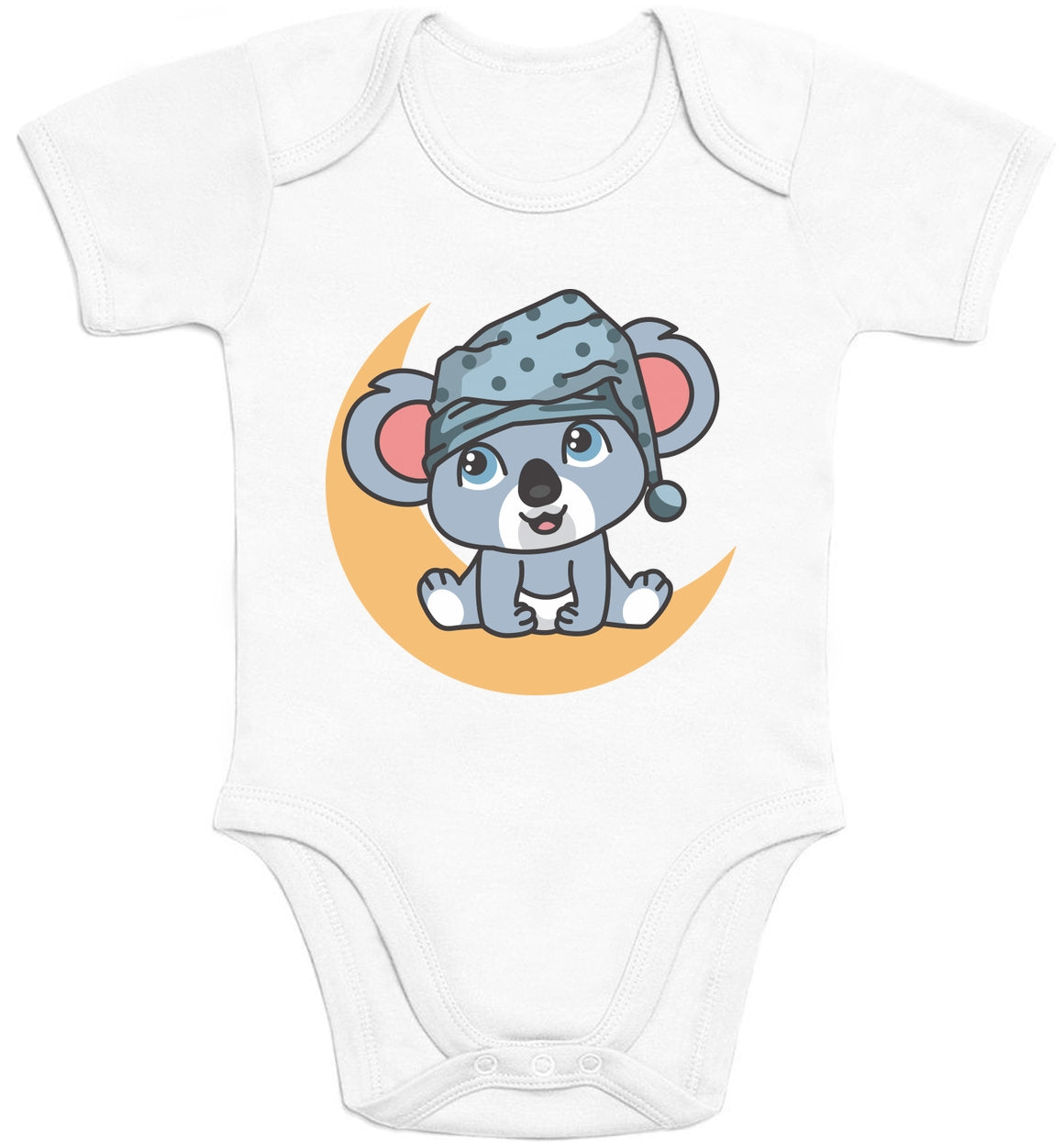 Moon Koala Baby Tiere Kleidung Babykleidung Outfit Baby Body Kurzarm-Body