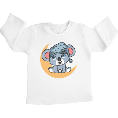 Moon Koala Baby Tiere Kleidung Babykleidung Outfit Unisex Baby Langarmshirt Gr. 66-93