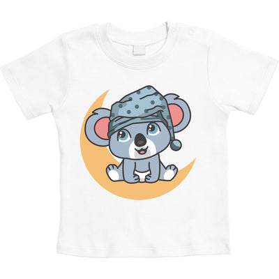 Moon Koala Baby Tiere Kleidung Babykleidung Outfit Unisex Baby T-Shirt Gr. 66-93