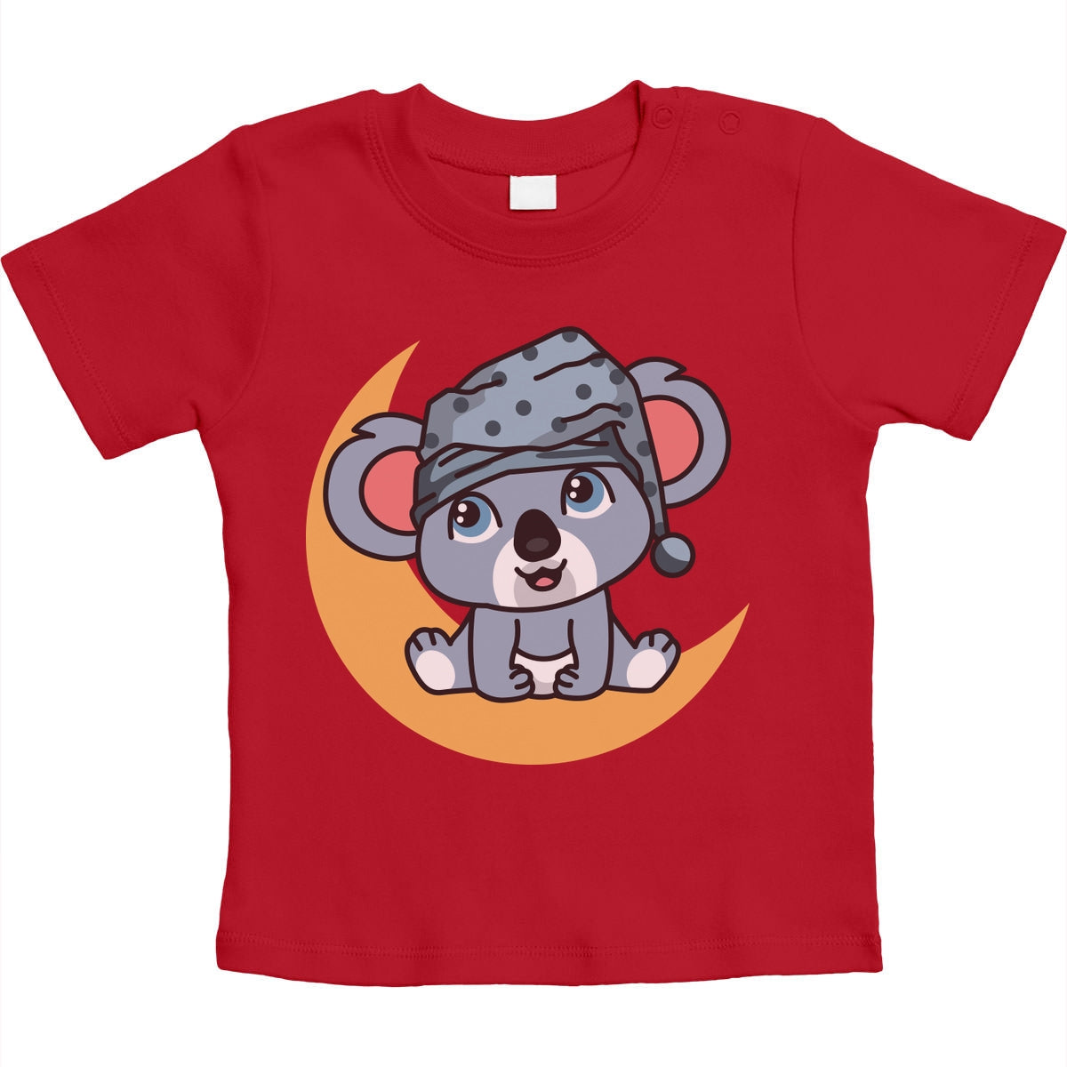 Moon Koala Baby Tiere Kleidung Babykleidung Outfit Unisex Baby T-Shirt Gr. 66-93