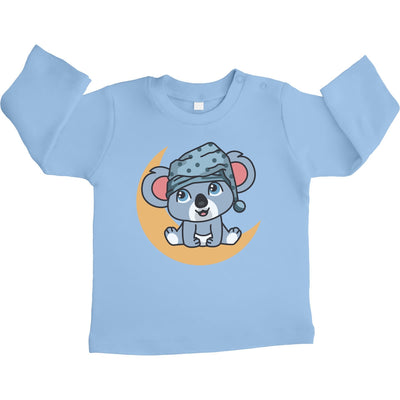 Moon Koala Baby Tiere Kleidung Babykleidung Outfit Unisex Baby Langarmshirt Gr. 66-93