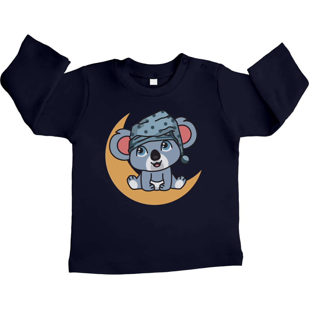 Moon Koala Baby Tiere Kleidung Babykleidung Outfit Unisex Baby Langarmshirt Gr. 66-93