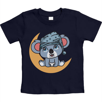 Moon Koala Baby Tiere Kleidung Babykleidung Outfit Unisex Baby T-Shirt Gr. 66-93