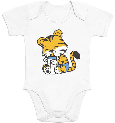 Tiger Katze Baby Tiere Kleidung Baby Outfits Baby Body Kurzarm-Body