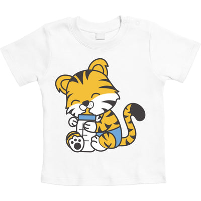Tiger Katze Baby Tiere Kleidung Baby Outfits Unisex Baby T-Shirt Gr. 66-93