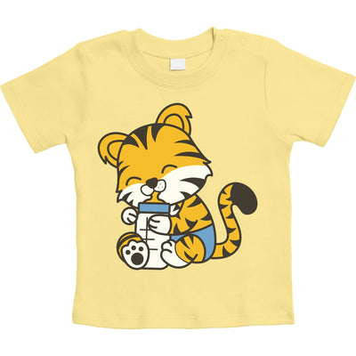 Tiger Katze Baby Tiere Kleidung Baby Outfits Unisex Baby T-Shirt Gr. 66-93