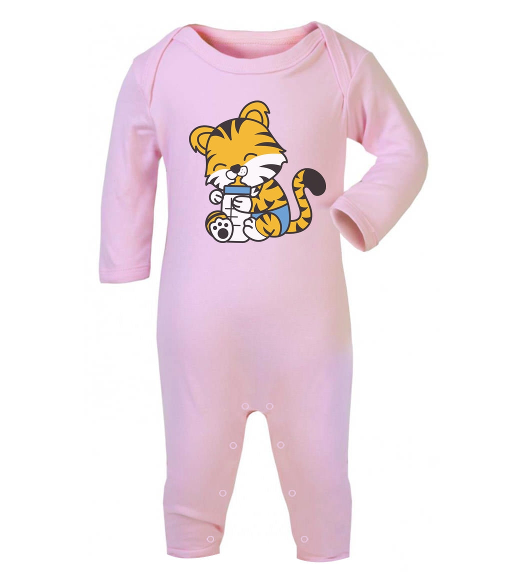 Tiger Katze Baby Tiere Kleidung Baby Outfits Baby Strampler Strampelanzug