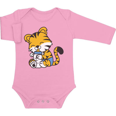 Tiger Katze Baby Tiere Kleidung Baby Outfits Baby Langarm Body
