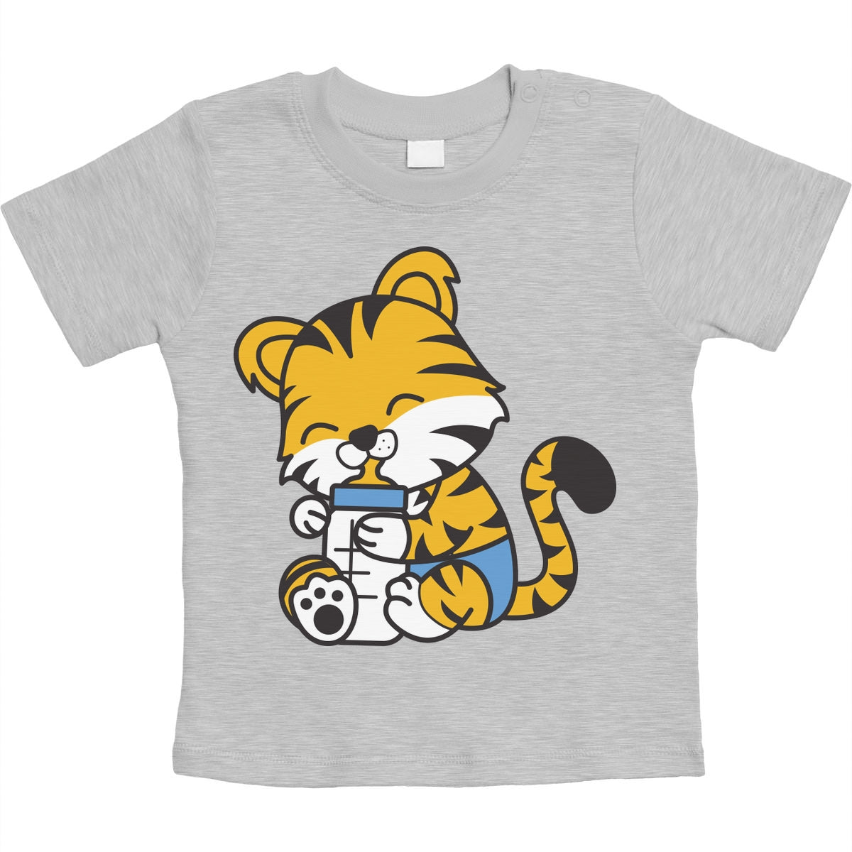 Tiger Katze Baby Tiere Kleidung Baby Outfits Unisex Baby T-Shirt Gr. 66-93