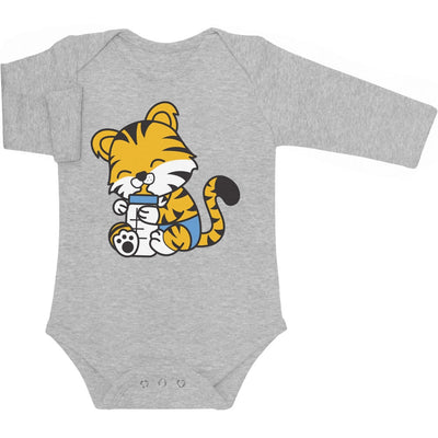 Tiger Katze Baby Tiere Kleidung Baby Outfits Baby Langarm Body