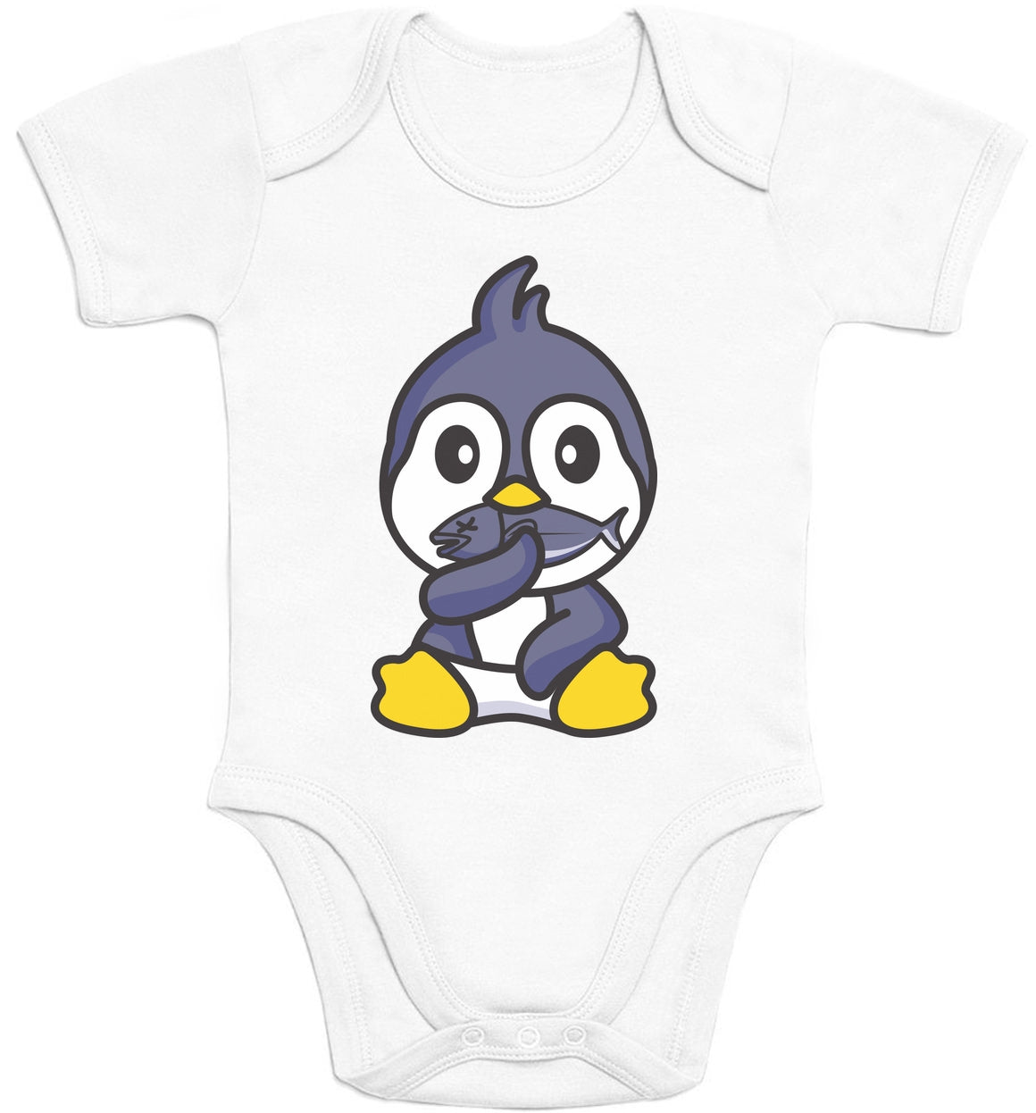 Baby Body Pinguin Baby Kleidung Neugeborene Mädchen Junge Baby Body Kurzarm-Body