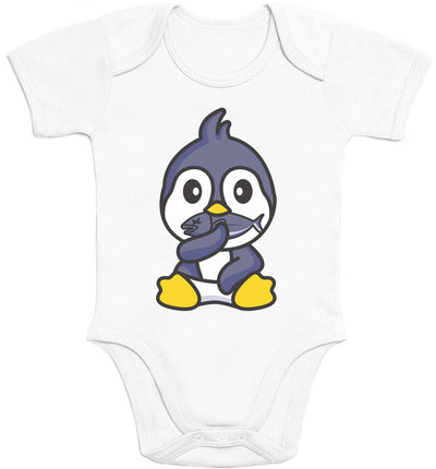 Baby Body Pinguin Baby Kleidung Neugeborene Mädchen Junge Baby Body Kurzarm-Body