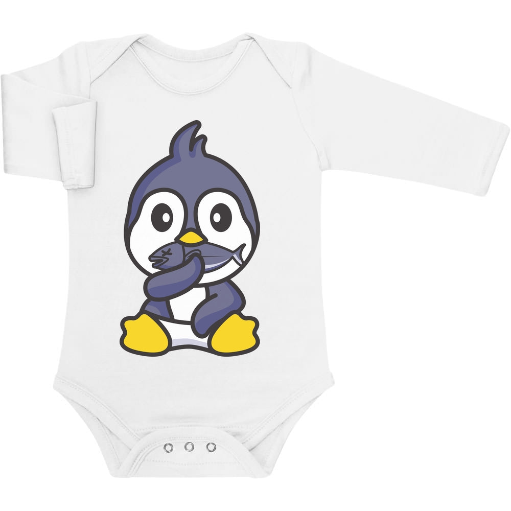 Langarm Baby Body Pinguin Baby Kleidung Neugeborene Jungen Baby Langarm Body