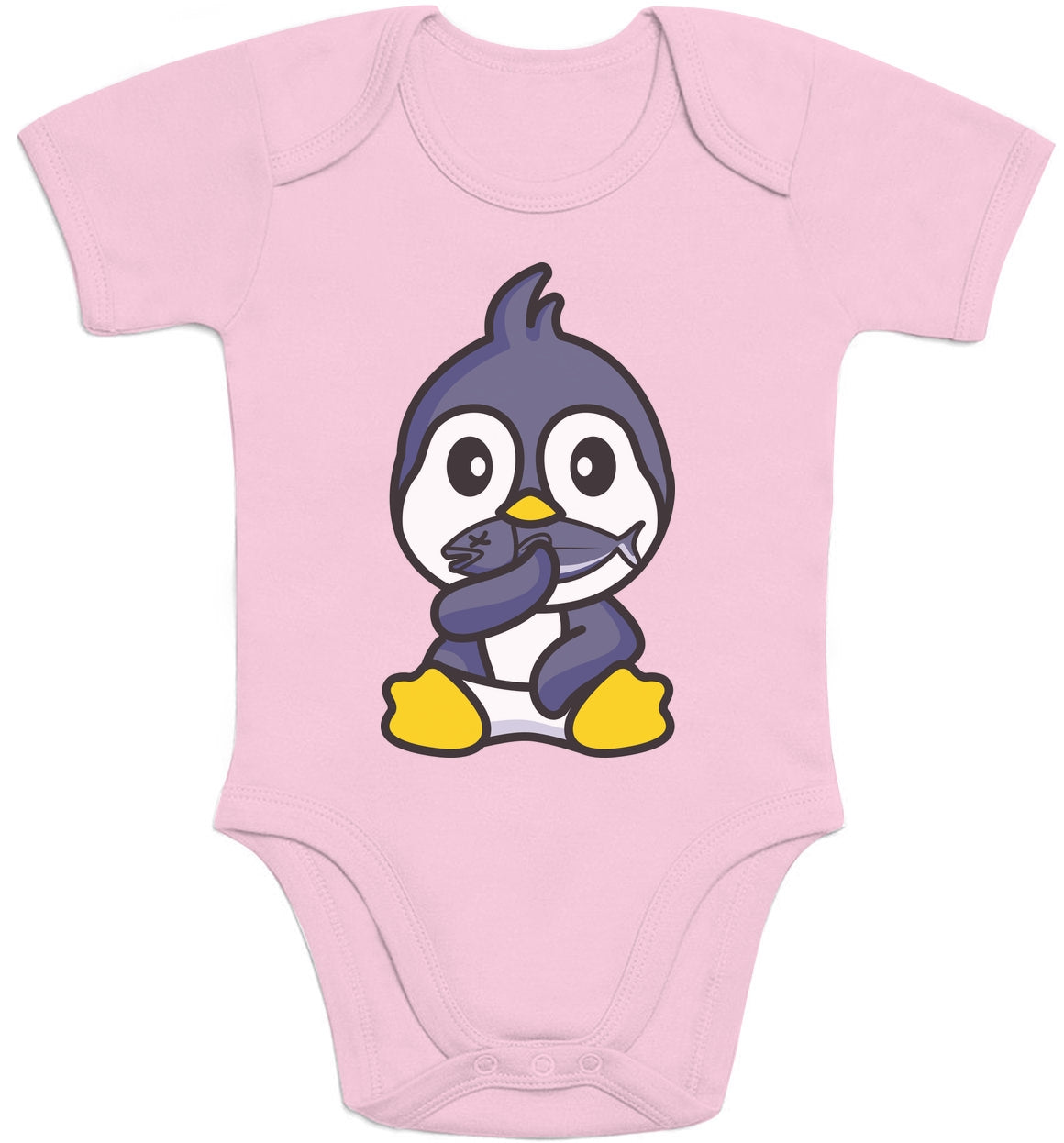 Baby Body Pinguin Baby Kleidung Neugeborene Mädchen Junge Baby Body Kurzarm-Body