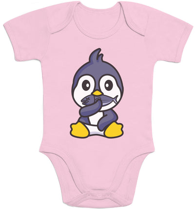 Baby Body Pinguin Baby Kleidung Neugeborene Mädchen Junge Baby Body Kurzarm-Body