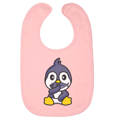 Babylatz mit Motiv Pinguin Baby Kleidung Neugeborene Mädchen Junge Baby Lätzchen