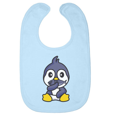 Babylatz mit Motiv Pinguin Baby Kleidung Neugeborene Mädchen Junge Baby Lätzchen